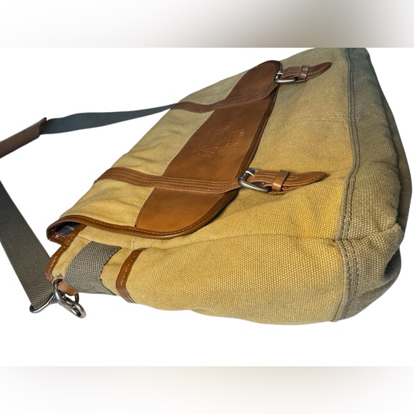 Colonel EH Taylor Bourbon Cutter & Buck Promo Brown Men’s Laptop Messenger Bag - Picture 5 of 16